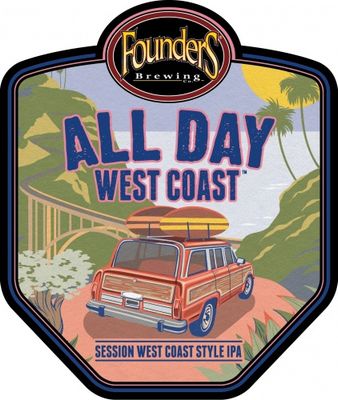 Founders All Day West Coast Style IPA 15pk Can
