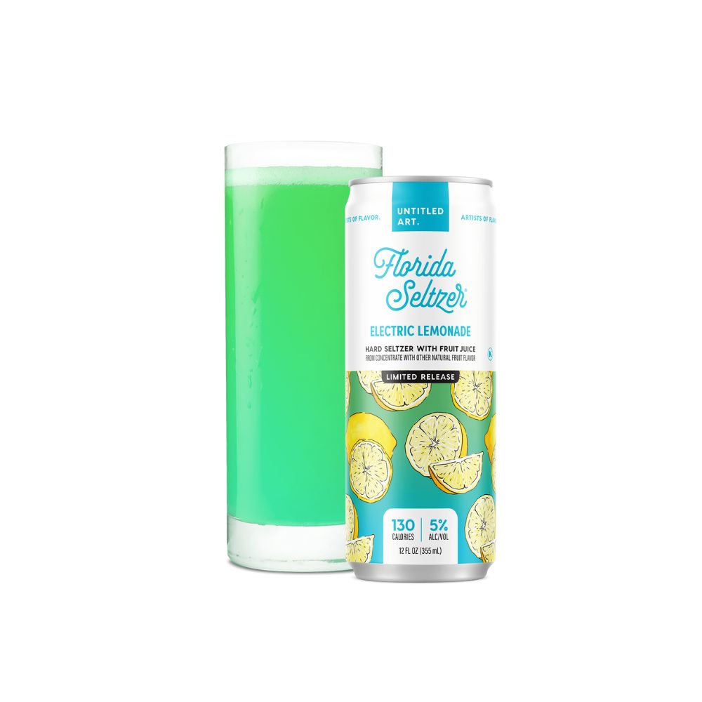 Untitled Art Florida Seltzer Electric Lemonade 6pk Can