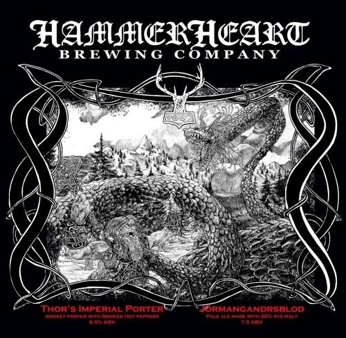 HammerHeart Jormungandr&#39;s Rye Pale Ale 4pk Can