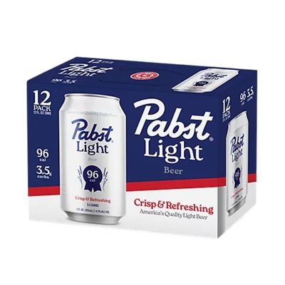 Pabst Light 12pk Can