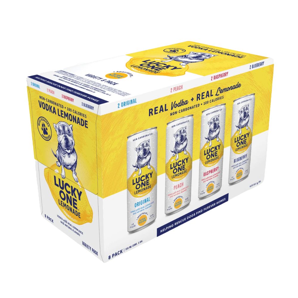 Lucky One Lemonade Variety 8pk Can