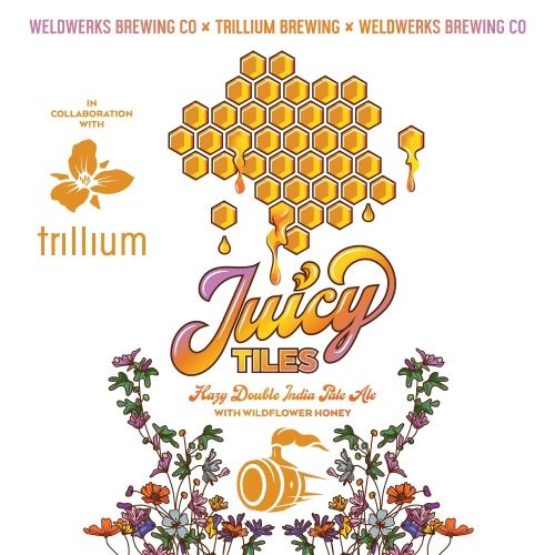 Weldwerks x Trillium Juicy Tiles Hazy Double IPA 4pk Can