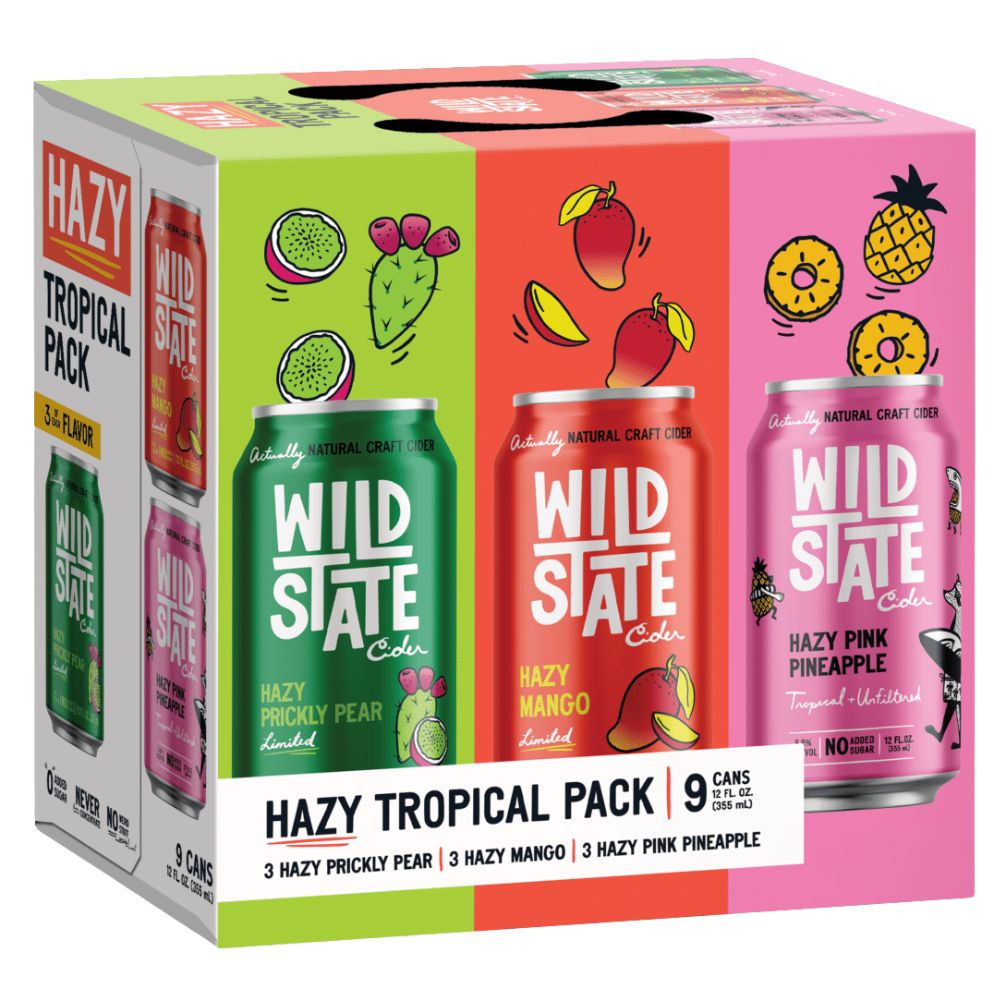 Wild State Hazy Tropical Variety 9pk Can