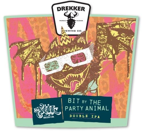 Drekker Bit By The Party Animal DIPA 4pk Can