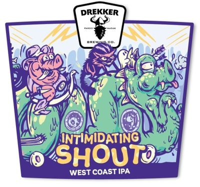 Drekker Intimidating Shout IPA 4pk Can