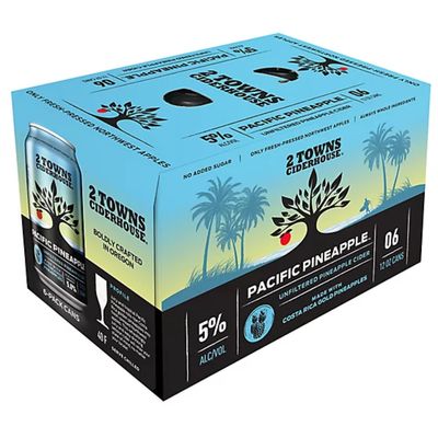 2 Towns Pacific Pineapple 6pk Can