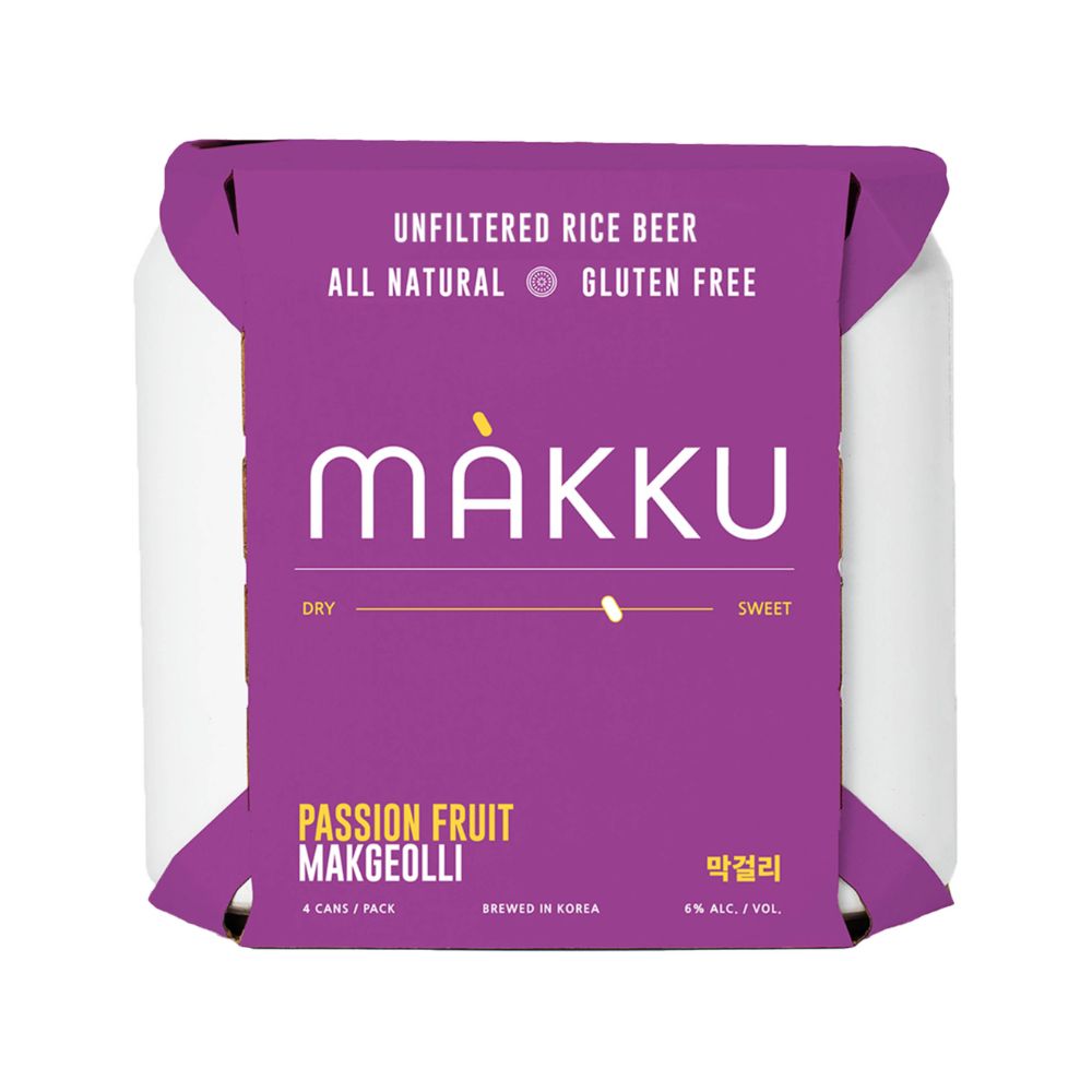 Makku Passion Fruit Makgeolli 4pk Can