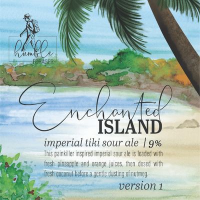 Humble Forager Enchanted Island v1 Painkiller Sour 4pk Can