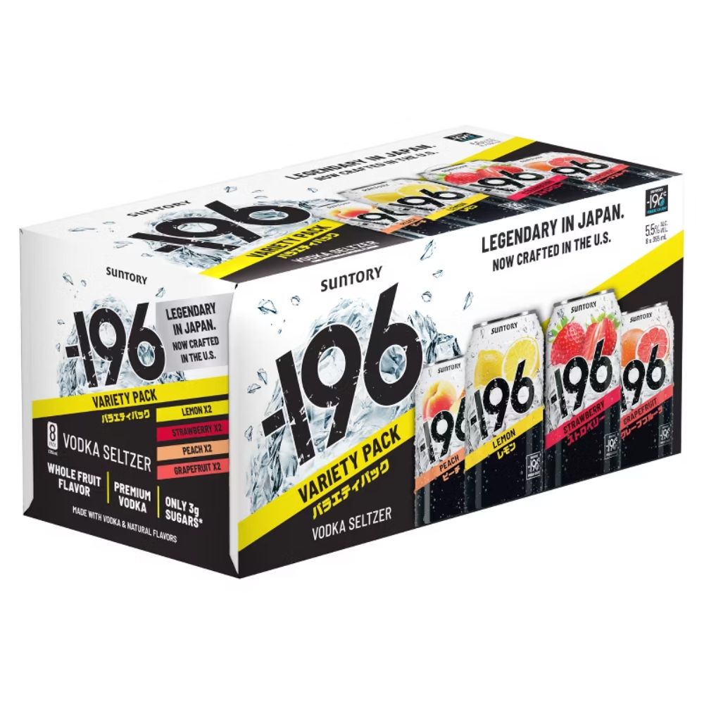 Suntory -196 Vodka Seltzer Original Variety 8pk Can