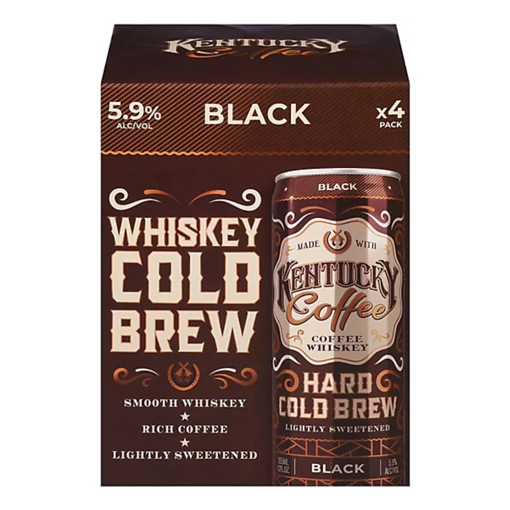 Whiskey Coffee Cold Brew 4pk Cans