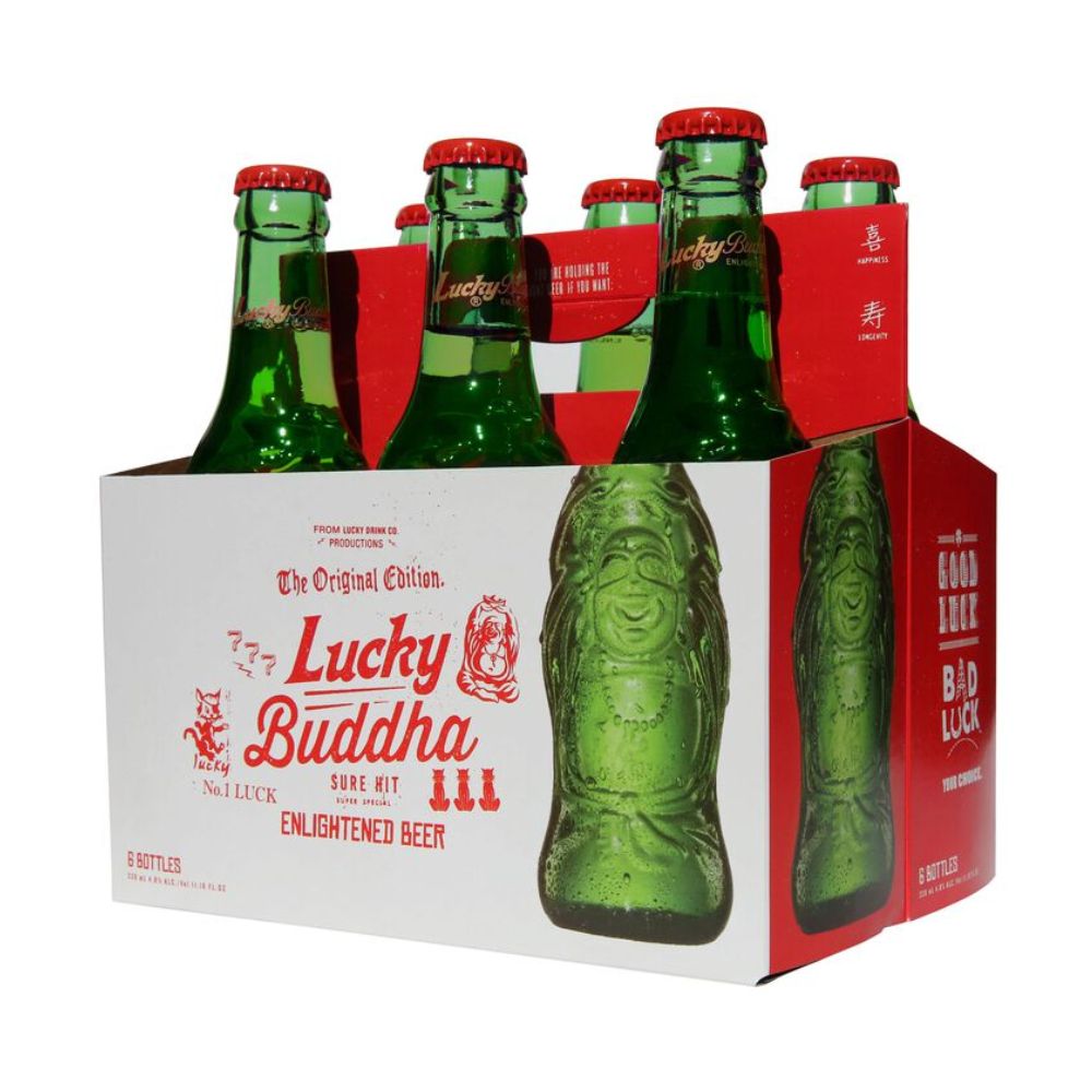 Lucky Buddha Lager 6pk