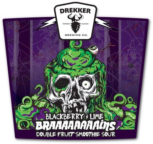 Drekker Blackberry Lime Braaaaaaaains Sour 4pk Can