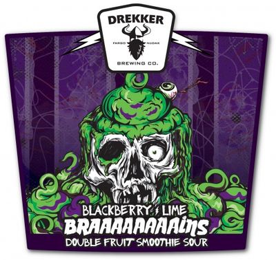 Drekker Blackberry Lime Braaaaaaaains Sour 4pk Can