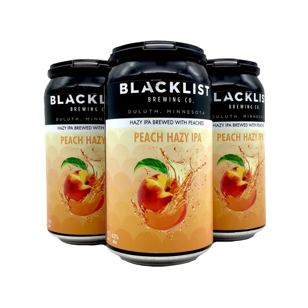 Blacklist Peach Hazy IPA 4pk Can