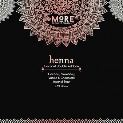 More Henna Coconut Double Rainbow Imperial Stout 2pk Can