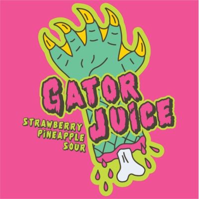 Junkyard Gator Juice Strawberry Pineapple Sour 4pk Can