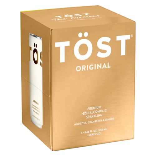 Tost Original Non-Alcoholic Sparkling Tea 4pk Can