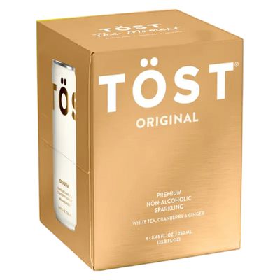 Tost Original Non-Alcoholic Sparkling Tea 4pk Can
