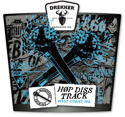 Drekker Hop Diss Track West Coast IPA 4pk Can