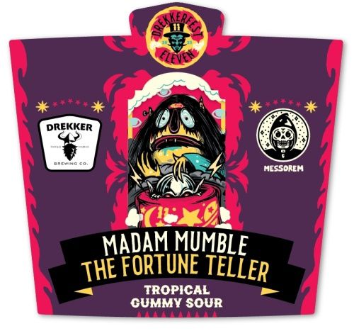 Drekker Madam Mumble The Fortune Teller Tropical Gummy Sour 4pk Can