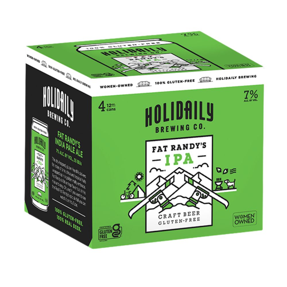 Holidaily Gluten-Free Fat Randy&#39;s IPA 4pk Can