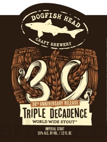 Dogfish Head Triple Decadence World Wide Stout 12oz