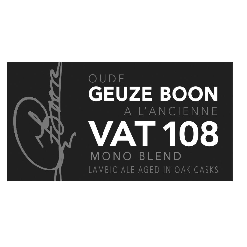 Boon Oude Geuze Boon à L&#39;Ancienne VAT 108 Mono Blend 2016 12.7oz Bottle