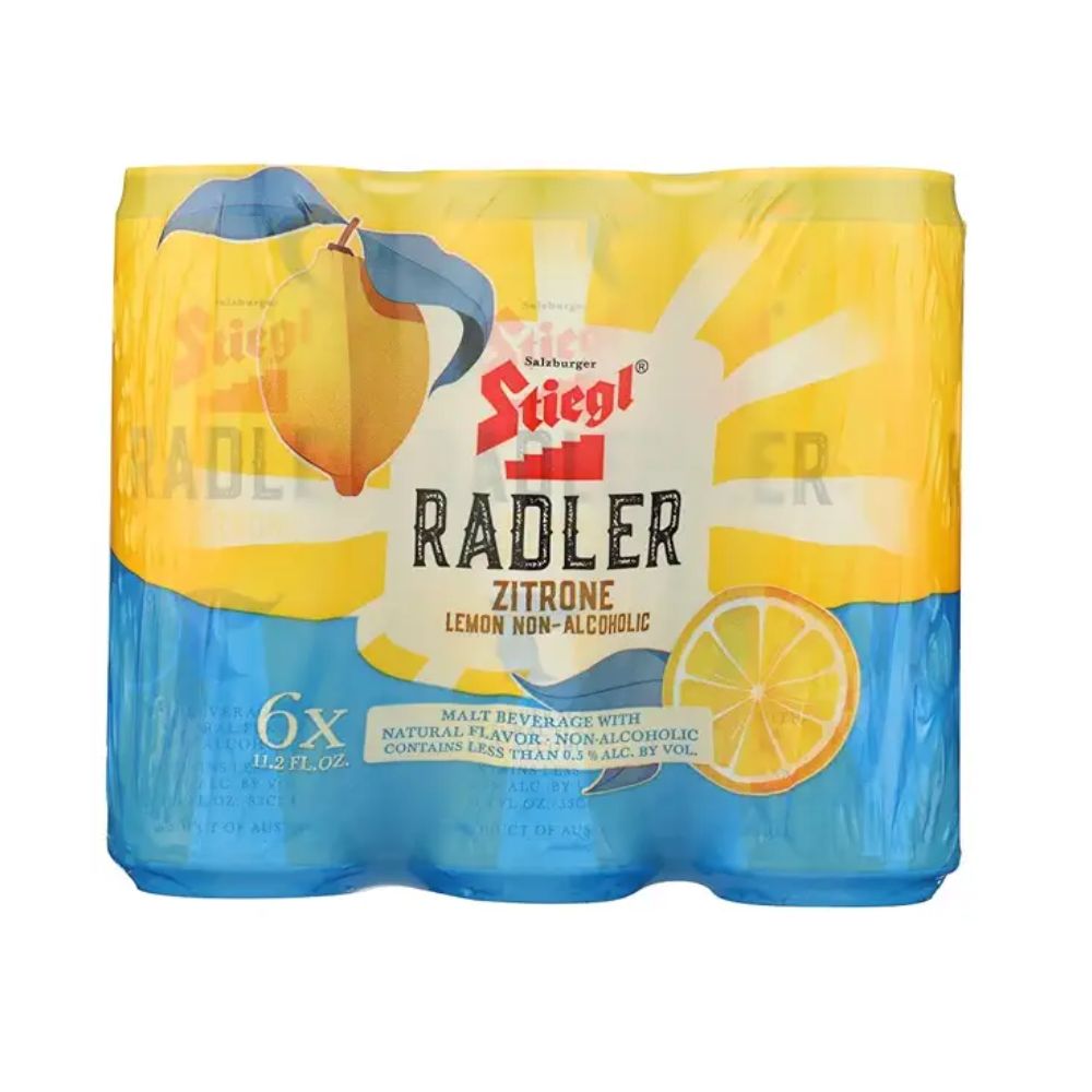Stiegl NA Radler Zitrone 6pk Can (0.5%ABV)