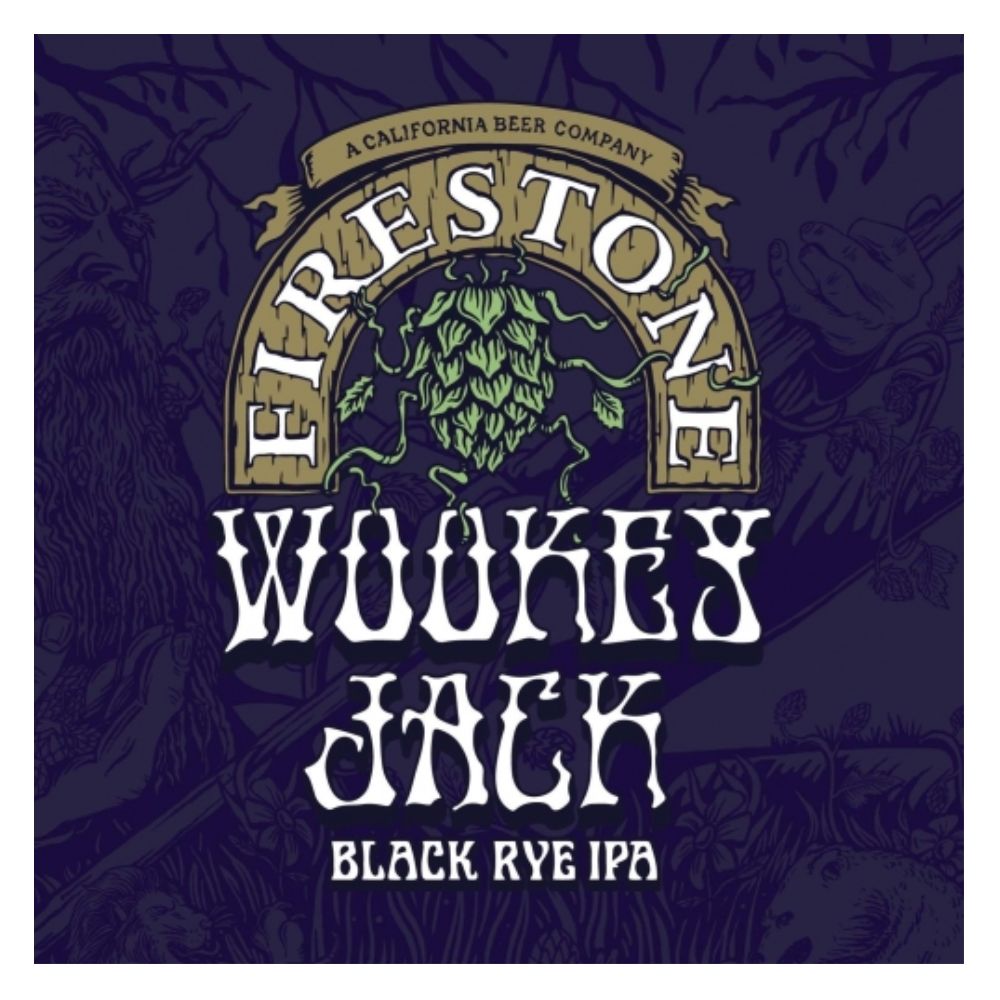 Firestone Walker Wookey Jack Black Rye IPA 6pk Can