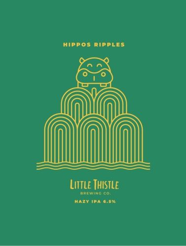 Little Thistle Hippos Ripples IPA 4pk Can