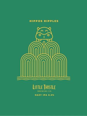 Little Thistle Hippos Ripples IPA 4pk Can