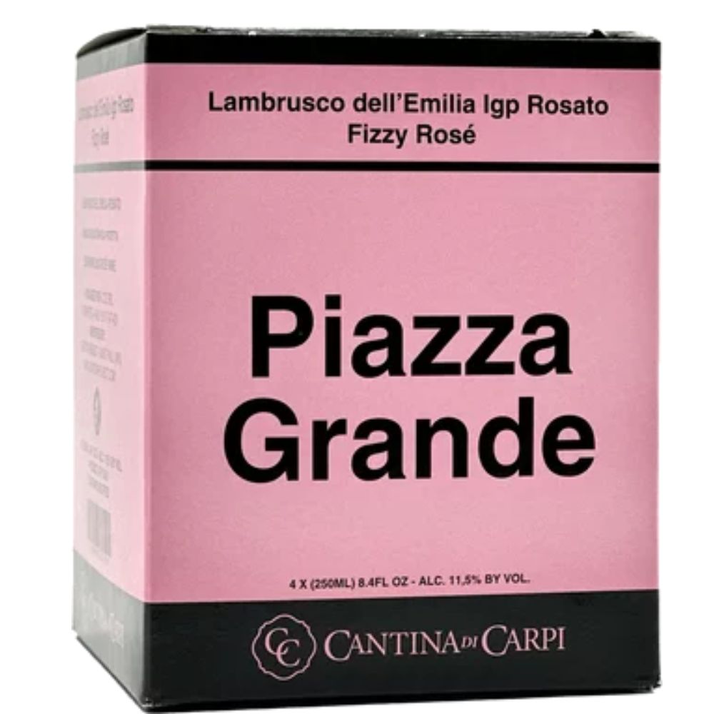 [4PK] [250ml] Cantina di Carpi Piazza Grande Lambrusco Rosato