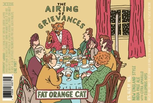 Fat Orange Cat The Airing of Grievances IPA 4pk Can