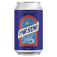 Half Acre Far Star Winter Lager 6pk Can