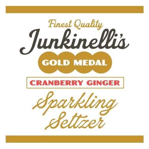 Junkyard Junkinelli&#39;s Cranberry Ginger Seltzer 4pk Can