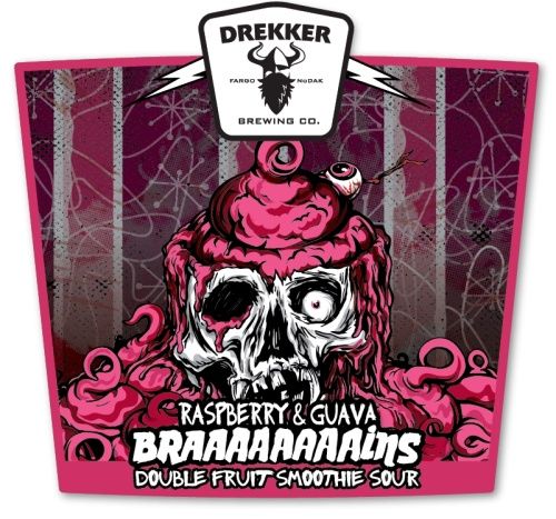 Drekker Raspberry Guava Braaaaaaaains Sour 4pk Can