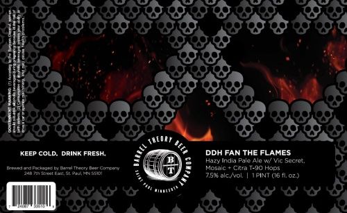 Barrel Theory DDH Fan The Flames IPA 4pk Can