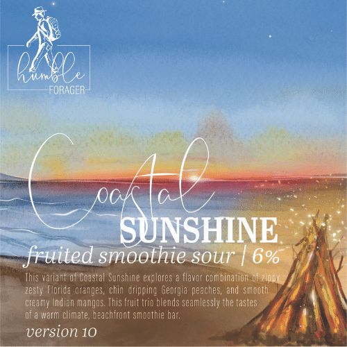 Humble Forager Coastal Sunshine v10 Smoothie Sour 4pk Can