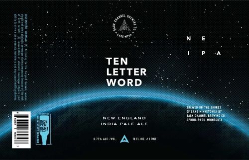 Back Channel Ten Letter Word IPA 4pk Can