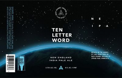 Back Channel Ten Letter Word IPA 4pk Can