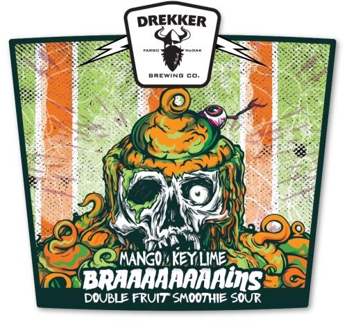 Drekker Mango Key Lime Braaaaaaaains Sour 4pk Can