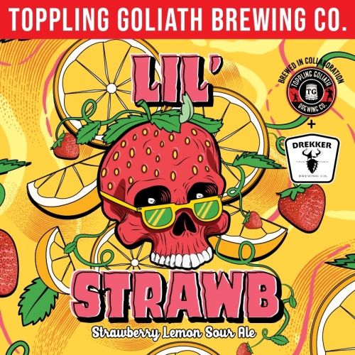 Toppling Goliath Lil&#39; Strawb Sour Ale 4pk Can