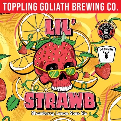 Toppling Goliath Lil' Strawb Sour Ale 4pk Can