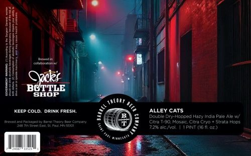 Barrel Theory Alley Cats DDH IPA 4pk Can