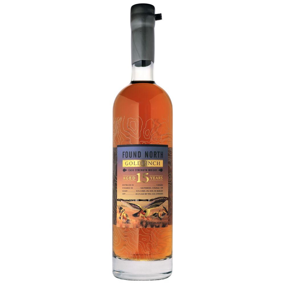 Found North Goldfinch First Flight 15yr Cask Strength Whisky