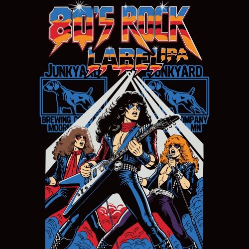 Junkyard Eighties Rock Label IPA 4pk Can