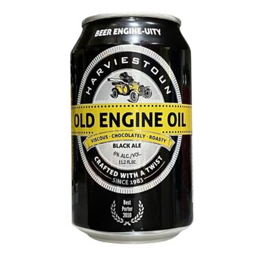 Harviestoun Old Engine Oil Black Ale 11.2oz  Can
