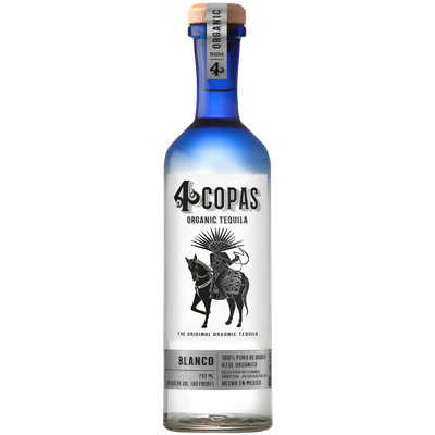 4 Copas Blanco Tequila