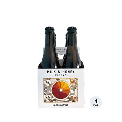 Milk &amp; Honey Blood Orange Hard Cider 4pk