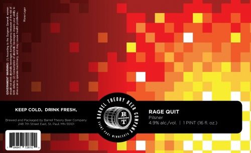 Barrel Theory Rage Quit Pilsner 4pk Can